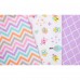 Bananafish Studio Sweet Owl Girl Receiving Blankets, 3pk